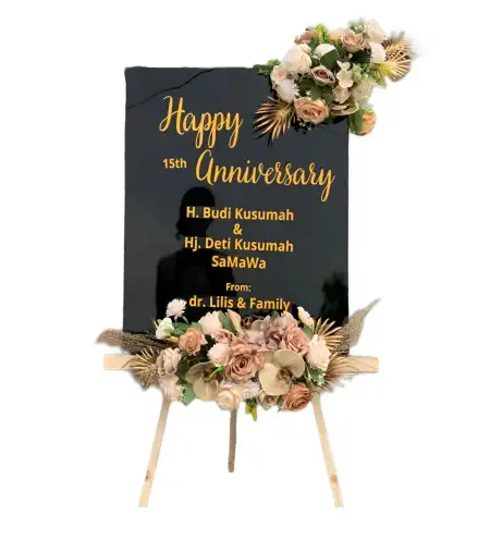 Papan Bunga Akrilik Barepan