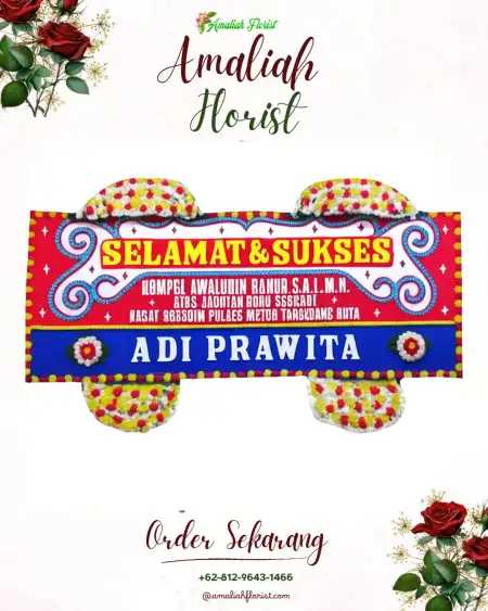 Papan Bunga Ucapan Selamat Barepan